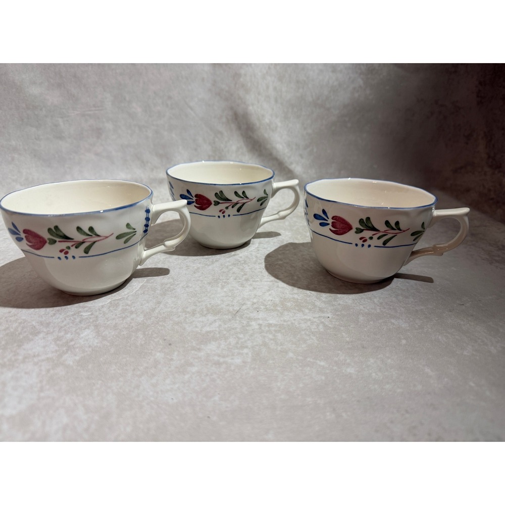 Vintage NIKKO Provincial Designs AVONDALE Set of 3 Floral Ceramic Hand Painted